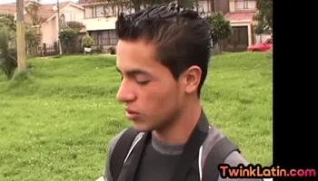 Latin twink assfucked on photo shooting