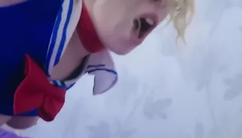 Teen dildo playing with wet pussy