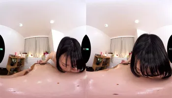 The Rich & Oily Temptation at the Busty Beauty Salon; Fucking a Japanese MILF Hardcore JAV VR