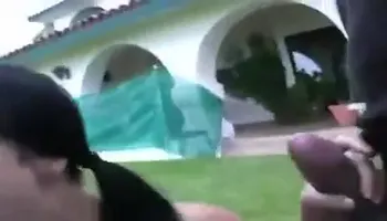 Horny slut gets rammed by several huge cocks