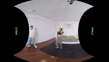 VRHUSH Kira Noir is ready to show off her dance moves
