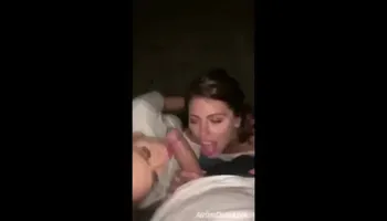 Close up double blowjob and cum in two mouth.Best double blowjob ever