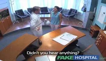FakeHospital Patient overhears doctor fucking nurse then fucks him too