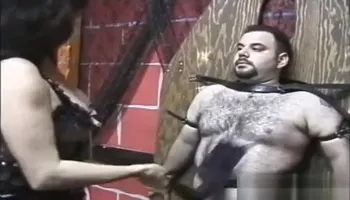 Savage Tit Thrashing For This Bounded Fat Bitch