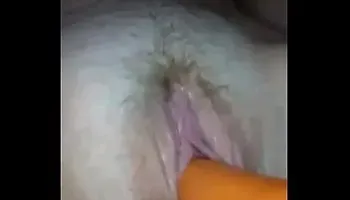 Desi teen masturbation by carrot