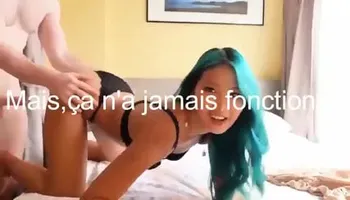 Hot French Girlfriend Rides my Thick Cock and Finishes me with Handjob  - Homemade Video