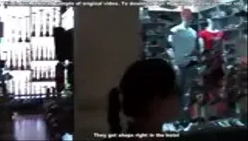 Brunette does a blowjob
