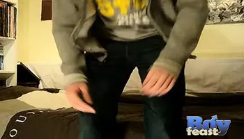 Matthieu\''s first video for BoyFeast is a hot solo, he rubs