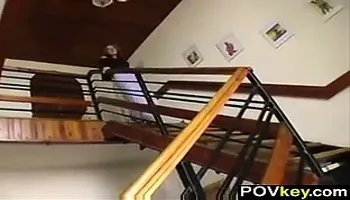 Ugly Girl Strokes Cock Point Of View