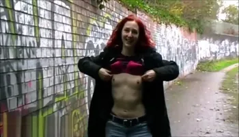 Redhead exhibitionist monicas public masturbation amateur