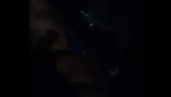 Slim ebony fuccs n swallowing n bacc seat