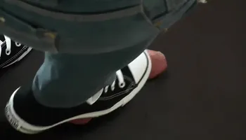 Sock Converse Footjob And Sex