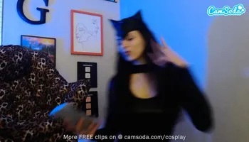 Camsoda Leah Gotti  Busty babe shoves dildo