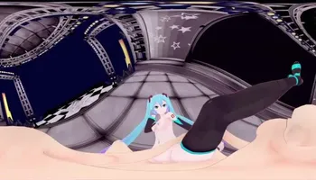 VR 360 Video Anime Hatsune Miku Side position