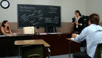 Teacher In Glasses Ava Addams Gets Big Tits Fucked