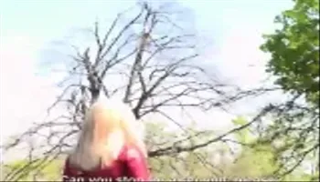 Sexy blonde Diana Dali gets her twat drilled hard outdoors