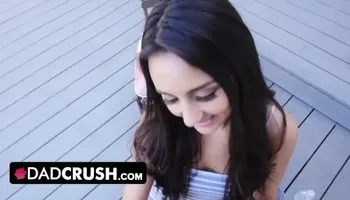 Latina Stepdaughter Eliza Ibarra Slobbers On Huge Cock To Keep Her Dirty Secret POV Style - DadCrush