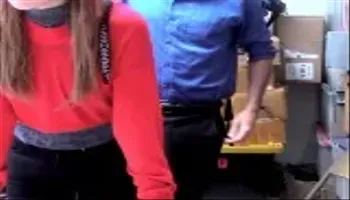 Petite redhead teen thief punish fucked by a LP officer