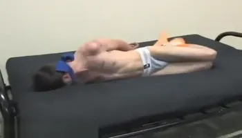 bound and gagged in a jockstrap