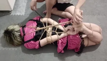 Chinese Cutie Hogtied And Tickled