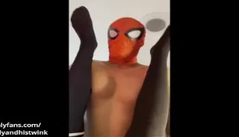 POV Spiderman Hunk Fucks Cute Twink