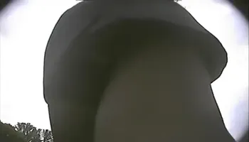 Blonde Is Filmed On Giving A Great View Of Her Crot