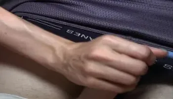 She catches him masturbating in car, helps finish him off!