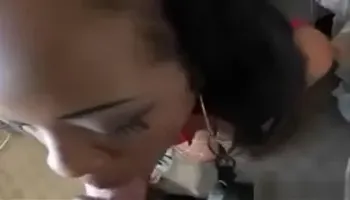 Black Woman Carmel Loves To Suck Dick That Is Large And Hard