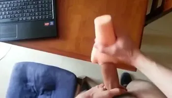 My big cock fucking my fleshlight till i cum #1