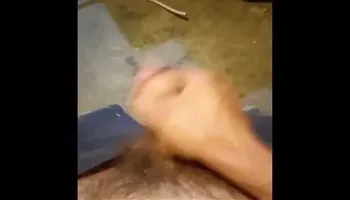 Masturbating