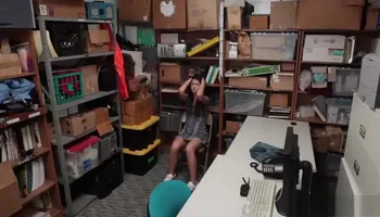 Lily Adams Gets Stuffed When She Got Caught Shoplifting