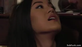 Hairy Asian Whipped And Anal Fucked