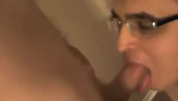 on my knees sucking cock