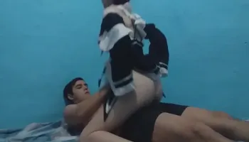 The master fucks his maid