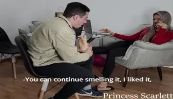 Princess Scarlett Blond - Sexy Office female worker dominates and Friendzone loser EP 1 - FOOT WOR