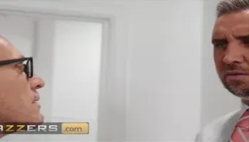 Brazzers - Curvy babe Angela White with huge natural tits butt fucked hard