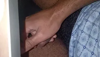 My dirty stepdad jerks off in front of me and we almost got caught