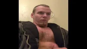 Sexy guy moaning while pleasing himself
