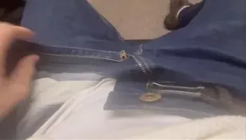 POV masturbation by big cock straight guy in the office, hung and horny till cumshot