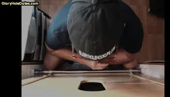 Mature gloryhole gay sucks till cum