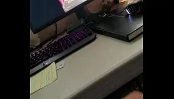 Jerking off for my girl to porn. Cum shot