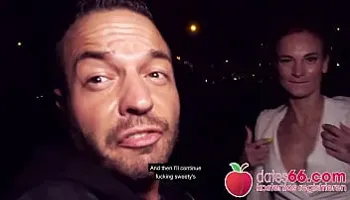 Redhead â² KESSIE SHY BANGED â² behind billboard in the middle of Berlin! Dates66.com (FULL SCENE)