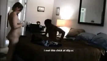 Curvy cheating girl interracial