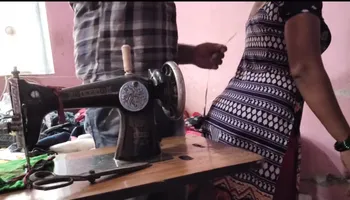 Indian Girl Enjoys Fucking in the Sewing Atelier xlx