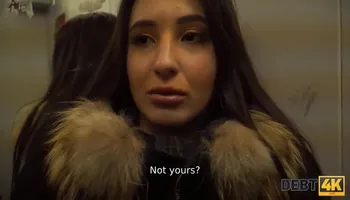 Guy Pulls Hard Cock Out Of Pants To Xxx The Ravishing Debtor