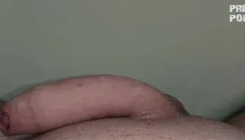 Lots of precum and big thick cumshot