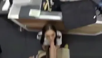 Latina On Her Knees Sucking Cock For Pay On Camera